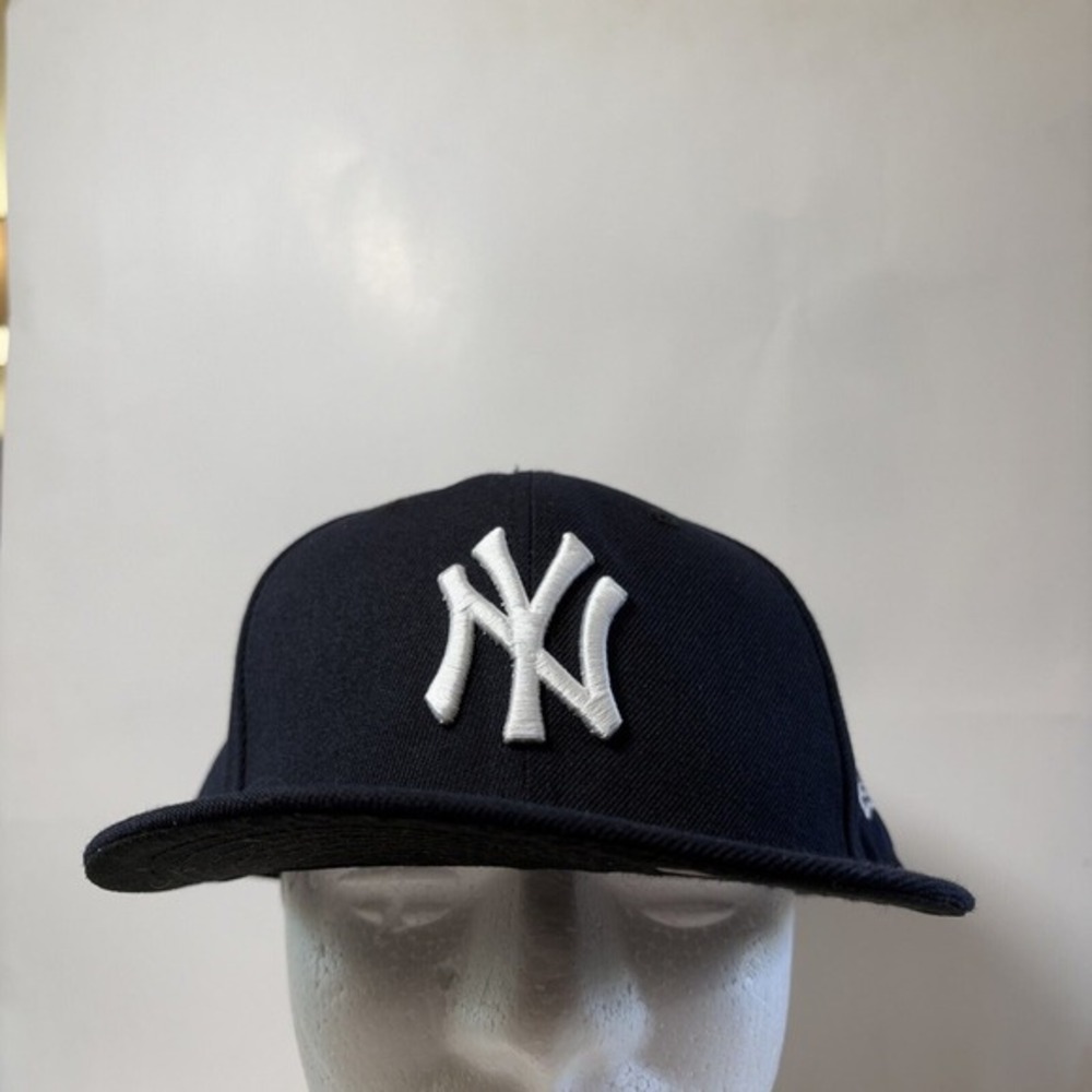 New Era 59FIFTY New York Yankees Navy Blue MLB Fitted Hat NEW 7‎ 3/4